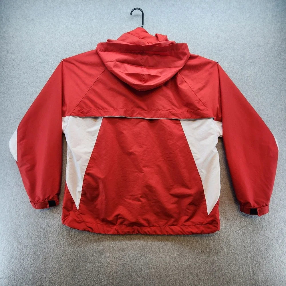 Champion Colts Windbreaker Pullover Jacket Men's XL Red White Hooded Vintage - Picture 11 of 12